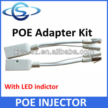 POE Adapter KIT POE Injector with led indicator