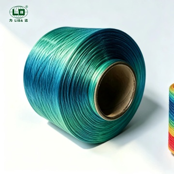 Dope Dyed Recycled Polyester Industrial Yarn