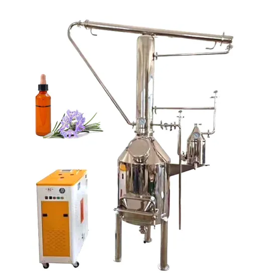 50L Extractor Herb Vetiver Oil Distillation Plant