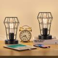 Tischlampen-Vintage-Schreibtischlampe mit USB-Ladeports