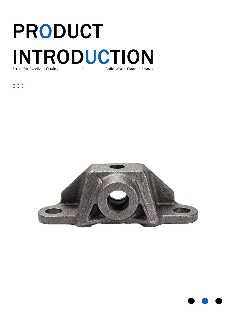 Cast Iron Castings for Mechanical Brackets