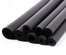 Air conditioner black closed cell flexible rubber foam insulation duct insulation pipe for copper