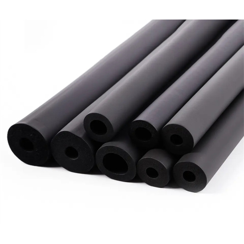 Air conditioner black closed cell flexible rubber foam insulation duct insulation pipe for copper