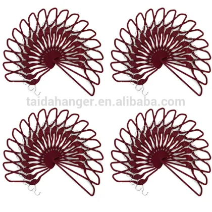 Non-Slip Velvet Hangers with Notches Sunbeam