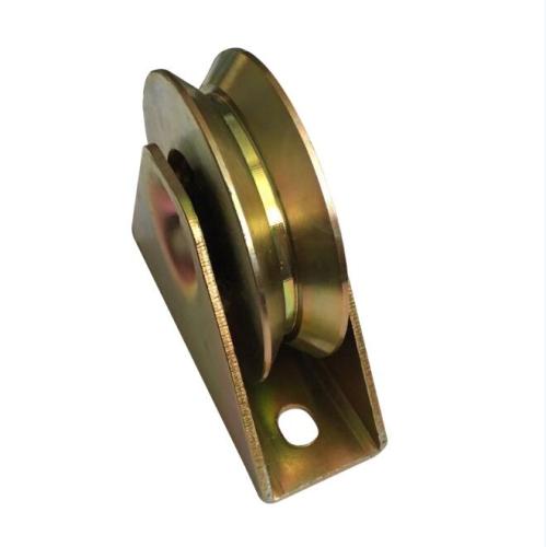 80mm U groove wheel with mounting support bracket