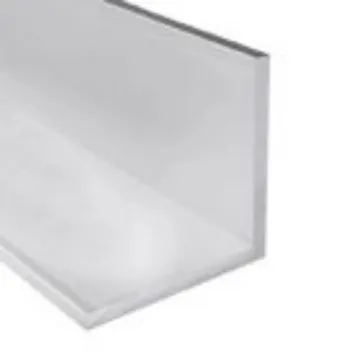 Thick triangular unequal angle L shaped aluminum bar