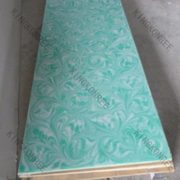 6mm Thick Solid Surface Translucent Resin Panel Sheet For Decoration 3050*760mm