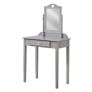 Vanity Desk Makeup Organizer Dressing Table with Mirror