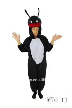 Factory For You Free Shipping Velutum Animal Costume For Kids,Ant,Mascot,0.7kg/pc