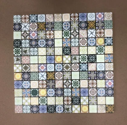 New concept printing pattern natural stone marble mosaic tile