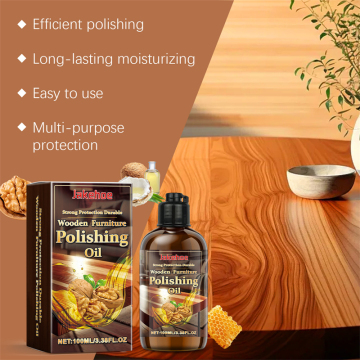 JAKEHOE Wooden Furniture Polish Oil - Gloss, Smooth, and Crack-Resistant