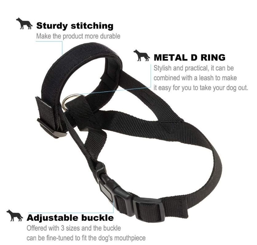 Adjustable Soft Dog Muzzle