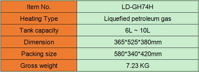 6l Gas Fryer Product Details