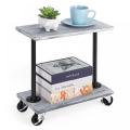 Sofa Side Table for Home Small Rolling Cart with Lockable Wheels Supplier