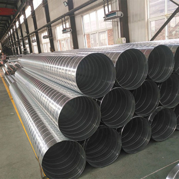 Galvanized malaking kalibre spiral pipe air duct