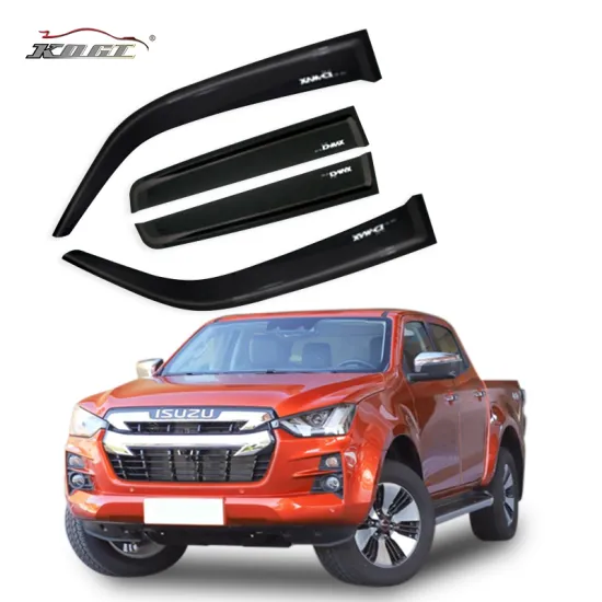 Durable Window Visor Deflector for Isuzu Dmax 2021 - PMMA, Standard Carton Box, 100% TT