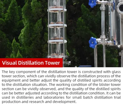 50 Liter Fully Automatic Rum Vodka Soju Distilling Equipment