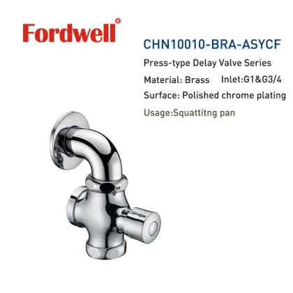 Chrome Plating Delay Valve Brass Time-delay Flush Valve