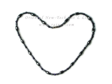 OHN-048 hematite magnetic necklace