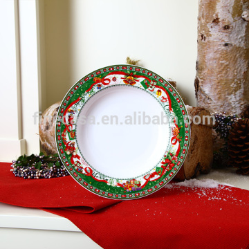8.5 Inches Fine New Bone China Christmas Soup Bowl