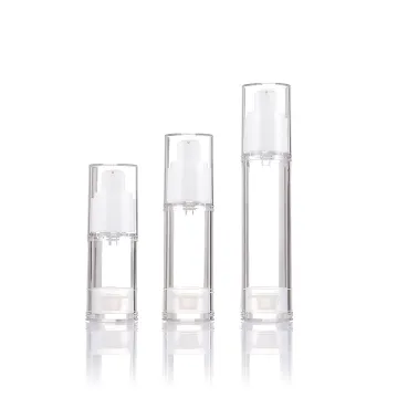 Luxury Cosmetic Bottles Refillable Plastic Airless Bottles