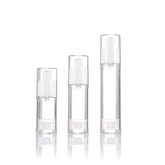 Luxury Cosmetic Bottles Refillable Plastic Airless Bottles