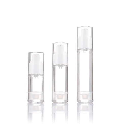 Luxury Cosmetic Bottles Refillable Plastic Airless Bottles