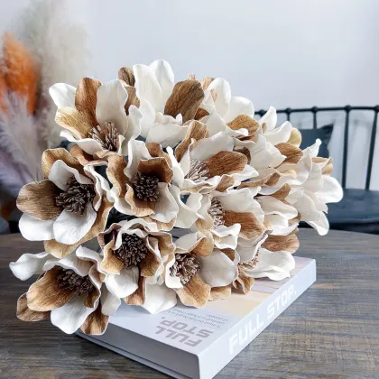 Artificial Sola Wood Flowers for Decorations, Bouquets & DIY Home Decor