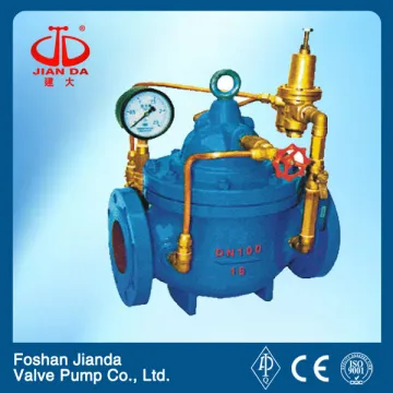 800X ductile iron flange end differential pressure bypass balancing valve