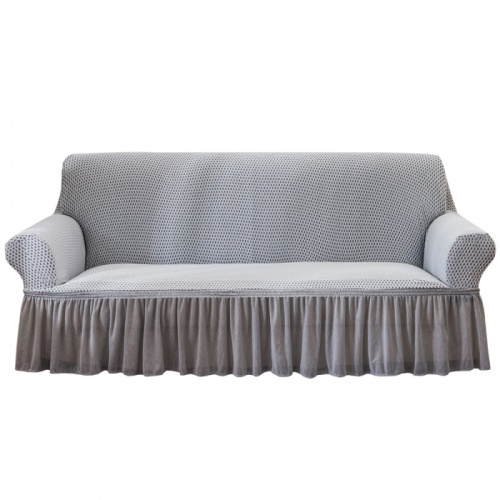 Turkish universal high-end sofa cover with hemline