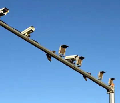 Galvanized 6M CCTV Camera Poles