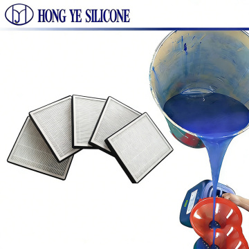 Blue Jelly Silicone Rubber for HEPA Filters Sealing