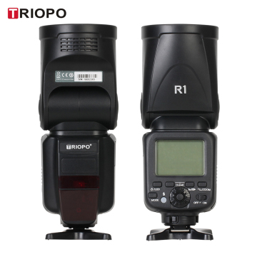 Triopo r1 ttl li-ion Speedlight vs godox v1 per canon nikon