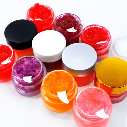 Hot Selling Lip Scrubs: Gently Exfoliate and Remove Dead Skin with Coconut, Peach, and Strawberry Flavors