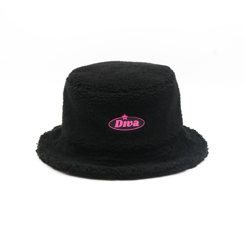 Cappello da cappuccio a secchio Lambwool personalizzato