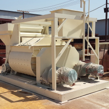 JS universal twinshaft concrete mixer machinery