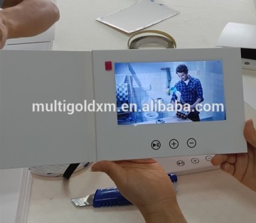 2.4''/2.8''/4.3'/5"/7'/9"/10'' TFT LCD Video Card/Lcd Video Booklet/Video Brochure For Advertising