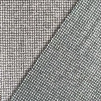 Woven wool chemical fiber blend plaid suit fabric