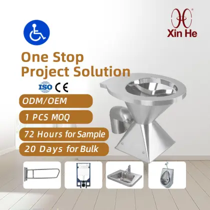 Compact RV Toilet – Stainless Steel Camper Toilet