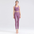 Yoga sets kleding effen kleur