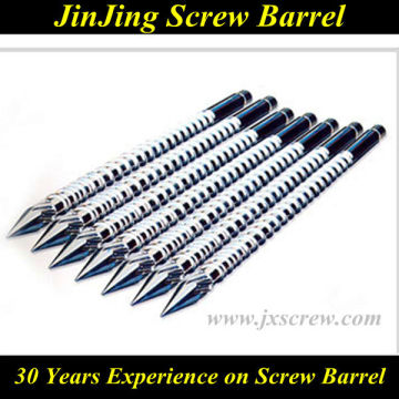 Pvc injection screw barrel for injection moulding machie