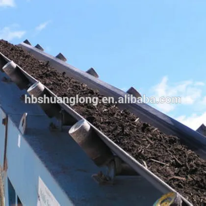 Chemical resistant rubber conveyor belt