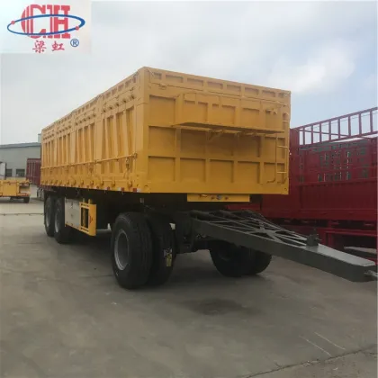 Full-trailer Dump Truck Dumping Trucks