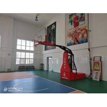 Manual hydraulic basketball hoop stand