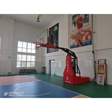 Manu -manong haydroliko basketball hoop stand