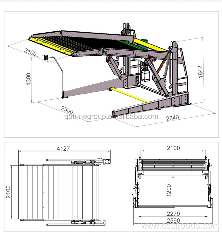 Scissior car parking device