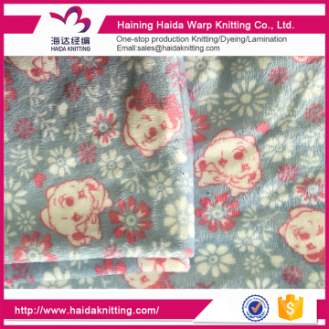 100% Polyester Fabric Printing Velboa