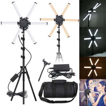 New 26 inch LED Six-Arm Tube Live Light for Live Streaming - Multi-functional LED Lighting Solution