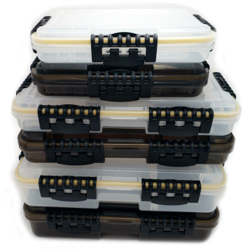 Transparent Fishing Lure Box: Clear Plastic Tackle Storage for Live Bait