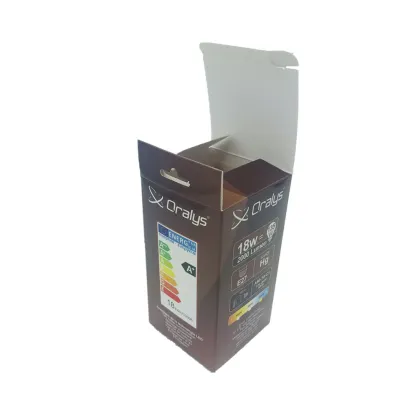 lamp packaging electronics gift  card box